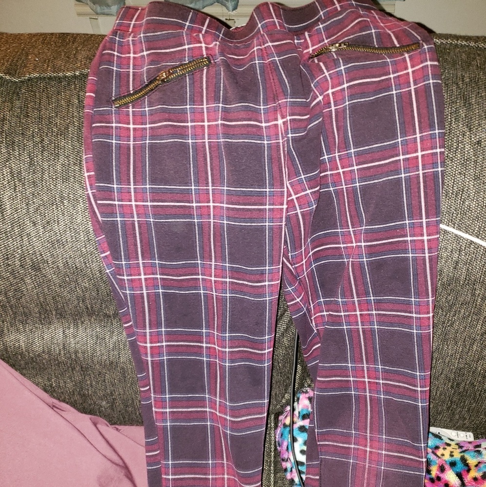 Plaid pants